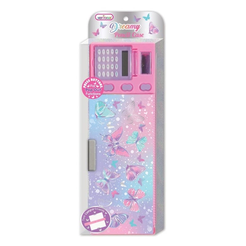 Hot Focus - Tie-Dye Butterfly Dreamy Multi-Function Pencil Case - 298TB